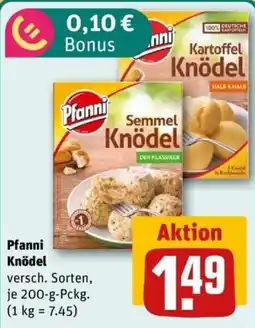 REWE Pfanni Knödel Angebot