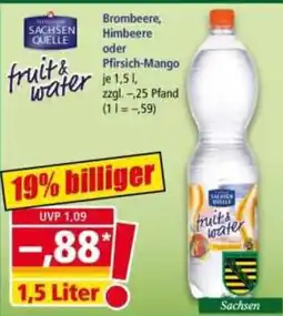 Norma Sachsen Quelle fruit & water Angebot