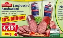 Norma die ROSTOCKER Landrauch-/Rauchsalamis Angebot