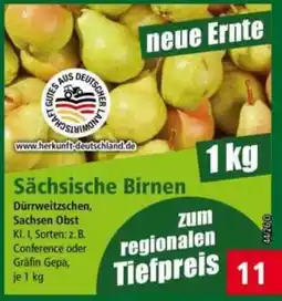 Norma Sächsische Birnen Angebot