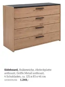 XXXLutz Sideboard, Balkeneiche Angebot