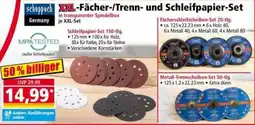Norma Scheppach XXL-Fächer-/Trenn- und Schleifpapier-Set Angebot
