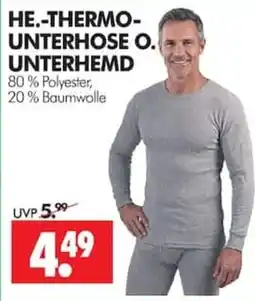 Wreesmann HE.-THERMO-UNTERHOSE O. UNTERHEMD Angebot