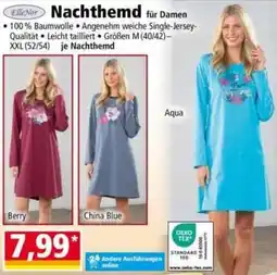 Norma Ellenor Nachthemd für Damen Angebot