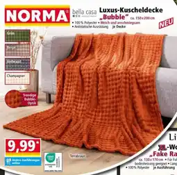 Norma bella casa Luxus-Kuscheldecke "Bubble" Angebot