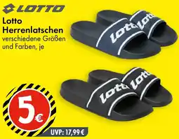 TEDi Lotto Herrenlatschen Angebot