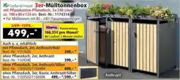 Norma Garten & Freizeit 3er-Mülltonnenbox Angebot