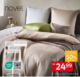 XXXLutz novel SATIN-BETTWÄSCHE Angebot