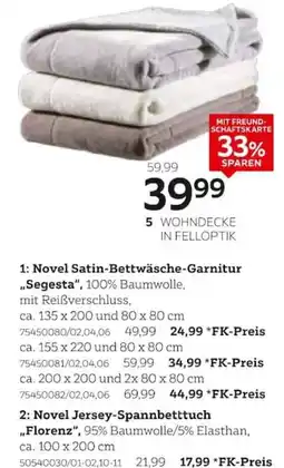 XXXLutz Novel Satin-Bettwäsche-Garnitur "Segesta" Angebot