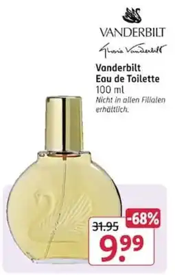 Rossmann Vanderbilt Eau de Toilette Angebot