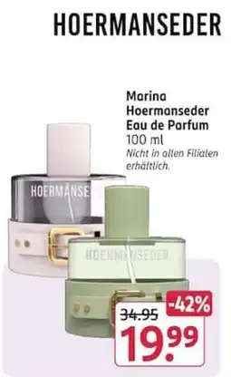 Rossmann Marina Hoermanseder Eau de Parfum Angebot
