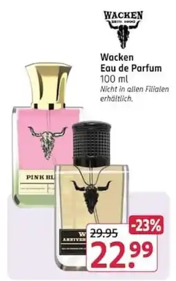 Rossmann Wacken Eau de Parfum Angebot