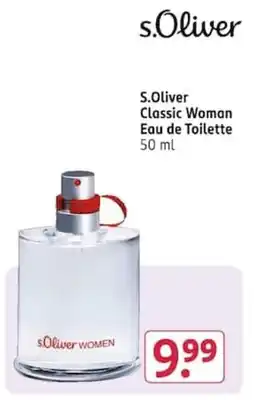 Rossmann s.Oliver Classic Woman Eau de Toilette Angebot