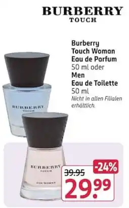 Rossmann Burberry Touch Angebot