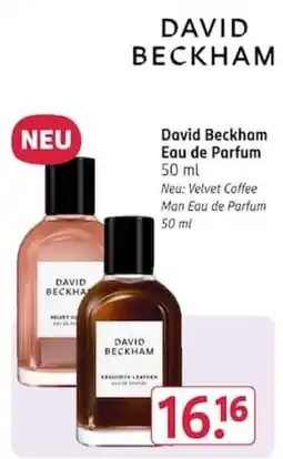 Rossmann David Beckham Eau de Parfum Angebot