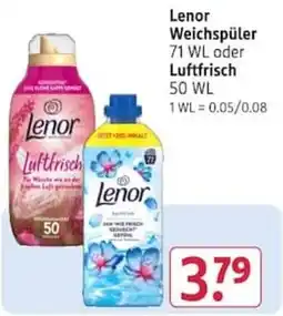Rossmann Lenor Weichspüler Angebot
