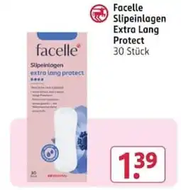 Rossmann Facelle Slipeinlagen Extra Lang Protect Angebot
