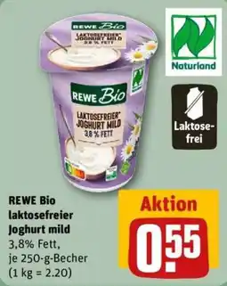 REWE REWE Bio laktosefreier Joghurt mild Angebot