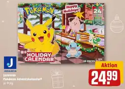REWE Jazwares Pokémon Adventskalender Angebot