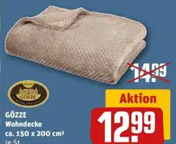 REWE GÖZZE Wohndecke Angebot