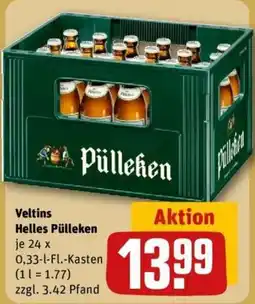 REWE Veltins Helles Pülleken Angebot
