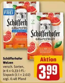 REWE Schöfferhofer Weizen Angebot