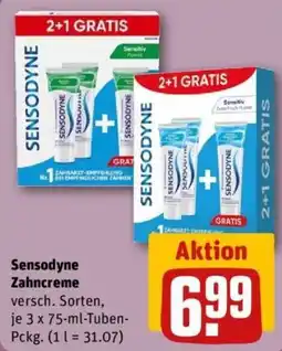 REWE Sensodyne Zahncreme Angebot