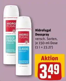 REWE Hidrofugal Deospray Angebot