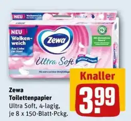 REWE Zewa Toilettenpapier Ultra Soft Angebot