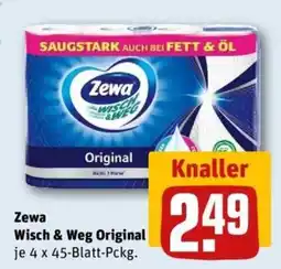 REWE Zewa Wisch & Weg Original Angebot