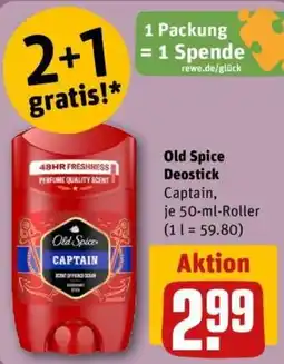 REWE Old Spice Deostick Captain Angebot