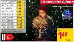 Rusta Lichterkette Glänsa Angebot