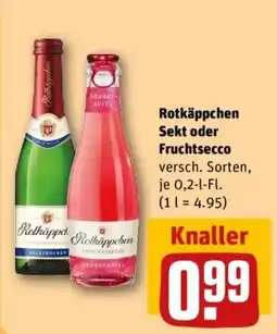 REWE Rotkäppchen Sekt oder Fruchtsecco Angebot