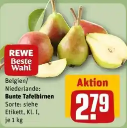 REWE Bunte Tafelbirnen Angebot