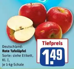 REWE Rote Tafeläpfel Angebot