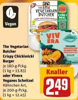 REWE The Vegetarian Butcher Crispy Chickimicki Burger Angebot