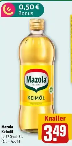 REWE Mazola Keimöl Angebot
