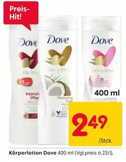 Rusta Körperlotion Dove Angebot