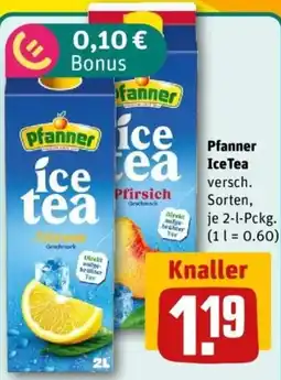 REWE Pfanner IceTea Angebot