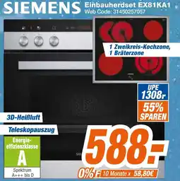 Expert Klein SIEMENS Einbauherdset EX81KA1 Angebot