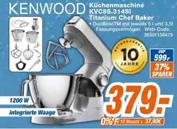 Expert Klein KENWOOD Küchenmaschine KVC85.314SI Titanium Chef Baker Angebot