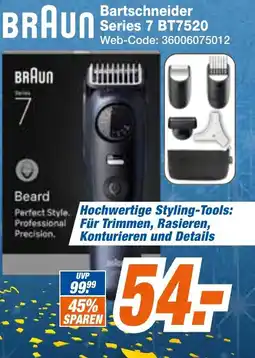 Expert Klein BRAUN Bartschneider Series 7 BT7520 Angebot