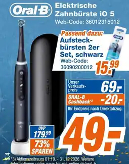 Expert Klein Oral-B Elektrische Zahnbürste iO 5 Angebot