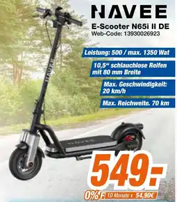 Expert Klein NAVEE E-Scooter N65i II DE Angebot