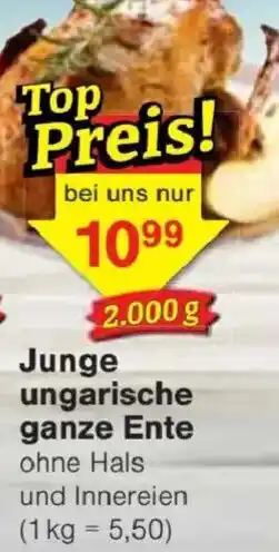 Jawoll Junge ungarische ganze Ente Angebot