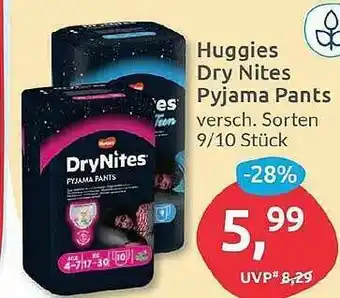 Budni Huggies Dry Nites Pyjama Pants Angebot