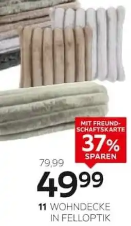 XXXLutz Novel wohndecke in felloptik Angebot
