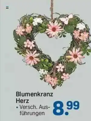 Rossmann Blumenkranz Herz Angebot