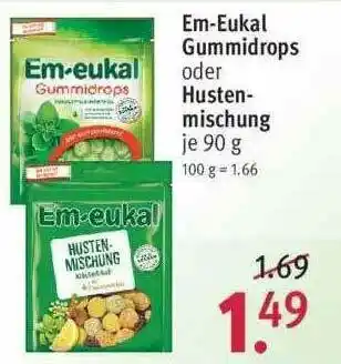 Rossmann Em-eukal Gummidrops Oder Hustenmischung Angebot