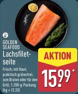 Aldi Nord GOLDEN SEAFOOD Lachsfiletseite Angebot